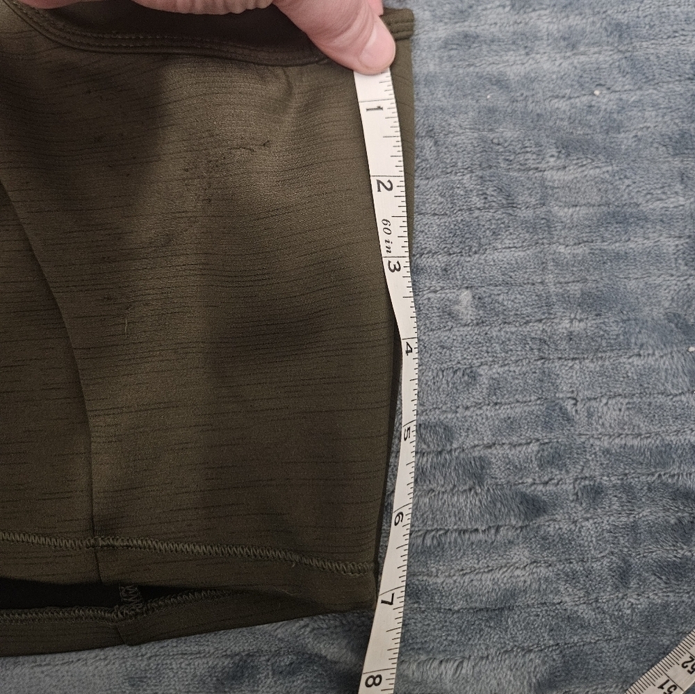 All In Motion Olive Green Sleeveless Crop Top W/built In Bra! - Picture 6 of 7